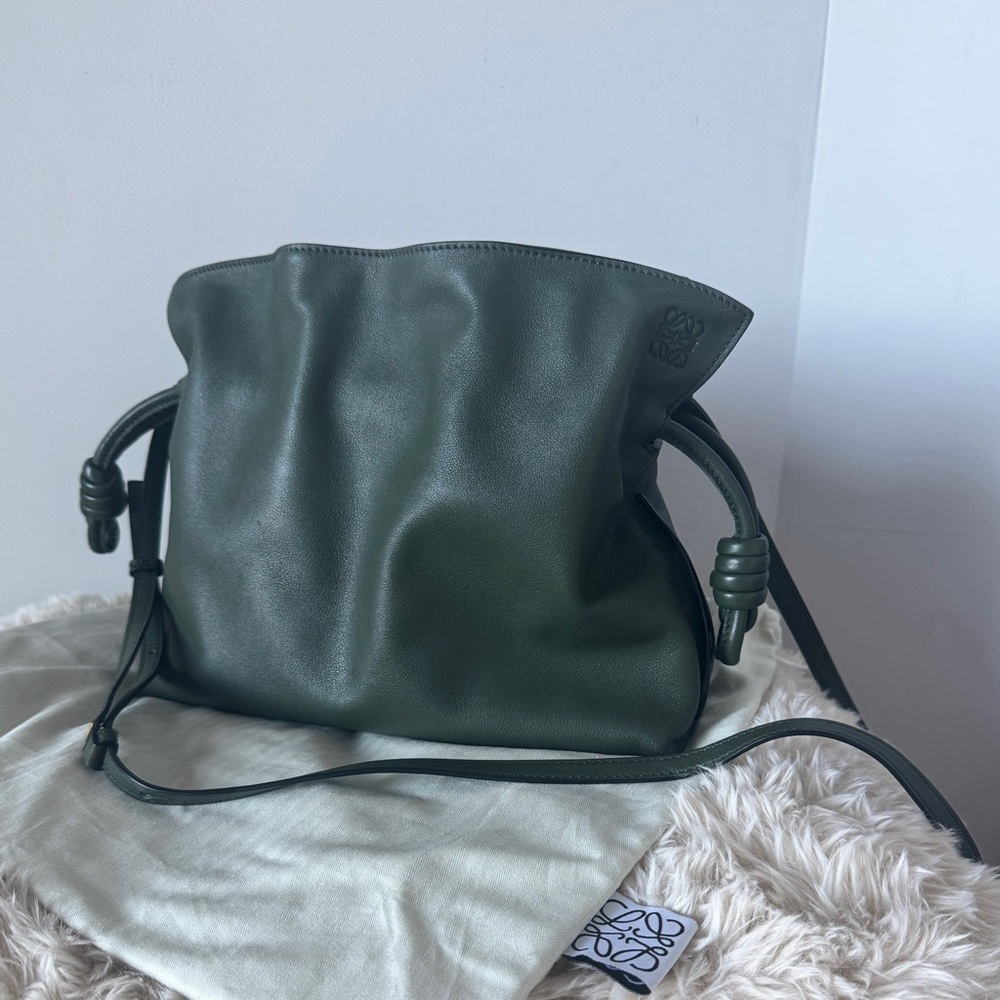 SOLD Loewe Flamenco, Green/ Vintage Khaki - Picture 3 of 14